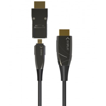 Cavo HDMI A/A Micro HDMI AOC in Fibra Ottica 4K 50m