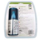 Kit di Pulizia per Monitor LCD 200ml con Panno Microfibra e Pennello