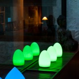 Lampada LED Multicolore di forma Ovale 