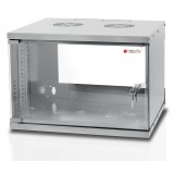 Armadio Rack 19'' a Muro 9U prof. 320 Grigio Assemblato