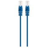 Cavo patch di rete Cat6 UTP Slim 1 m Blu