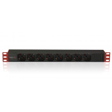 Multipresa 8 Posti da Rack 19'' Connettore C14 1 U