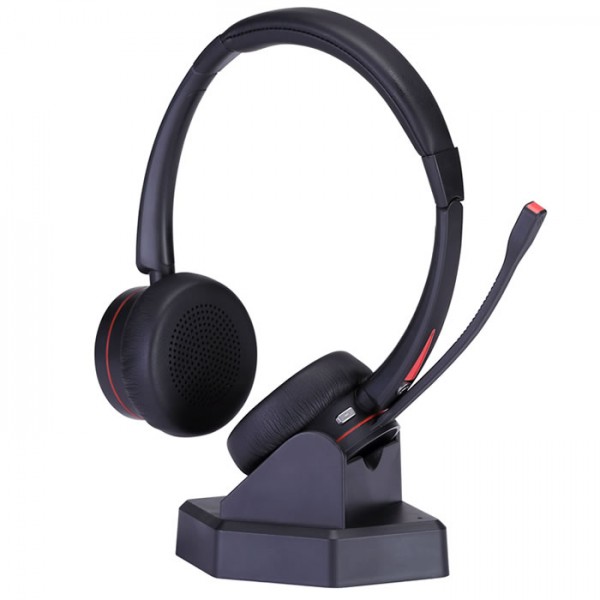 Cuffia bluetooth professionale con microfono M890 stereo con base, per  ufficio e telelavoro