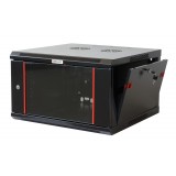 Armadio Rack 19'' a muro 9 unità due sezioni Nero