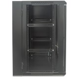 Armadio Rack 19'' a muro 9 unità due sezioni Nero
