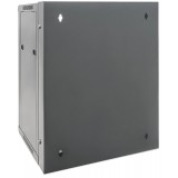 Armadio Rack 19'' a muro 9 unità due sezioni Nero