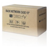 Armadio Rack 19'' a Muro 9U prof. 450 Grigio Assemblato