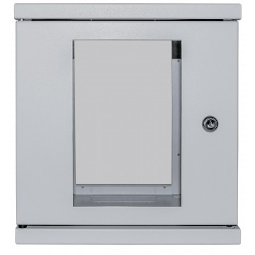 Armadio Rack 10'' a muro 6U Grigio