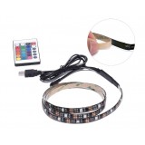 Striscia 30 LED RGB USB per Retro-illuminazione TV A++