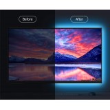 Striscia 30 LED RGB USB per Retro-illuminazione TV A++