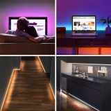 Striscia 30 LED RGB USB per Retro-illuminazione TV A++