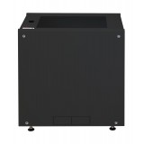 Armadio Rack 19'' ideale per Accumulatori Fotovoltaico 8U P600mm Nero