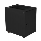 Armadio Rack 19'' ideale per Accumulatori Fotovoltaico 8U P600mm Nero