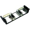 Subrack 19'' arretrato per moduli LSA 2U