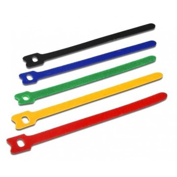 Fascette Fermacavo Multicolor in Velcro Set da 10pz