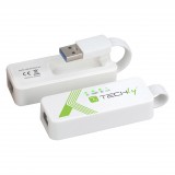 Adattatore Convertitore USB 3.0 Ethernet Gigabit RJ45 Lan