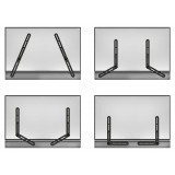 Supporto per Soundbar Sopra o Sotto TV 23-65''