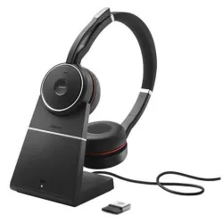 Jabra Evolve 75 Duo con base ricarica e Link 370