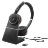 Jabra Evolve 75 Duo con base ricarica e Link 370