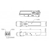 Transceiver 1.25Gbps Fibra Ottica 850nm LC