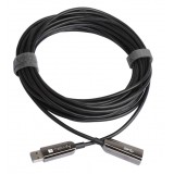 Cavo USB 3.0 SuperSpeed AOC in Fibra Ottica USB A M/F 10m Nero