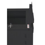 Staffe a Parete per Fissaggio Armadio Serie EE Nero