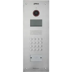 Dahua Videocitofono IP VTO1210C-X in acciaio con display