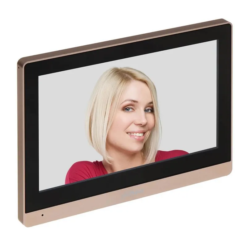 Dahua VTH1660CH monitor Touch 10.2" 800x480 Vetro Alluminio