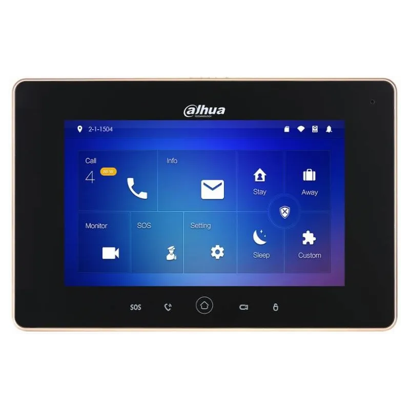 Dahua VTH5221D-B monitor Touch 7"  Wi-Fi Nero