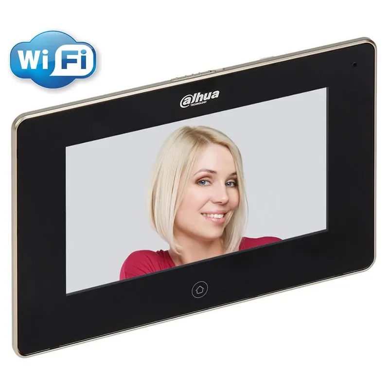 Dahua VTH5221D-B monitor Touch 7"  Wi-Fi Nero