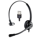 Cuffia mono USB-A Microfono UNC Ezlight Top per ufficio e call center