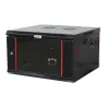 Armadio Rack 19'' a muro 9 unità due sezioni Nero