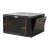 Armadio Rack 19'' a muro 9 unità due sezioni Nero