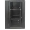 Armadio Rack 19'' a muro 9 unità due sezioni Nero