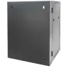 Armadio Rack 19'' a muro 9 unità due sezioni Nero