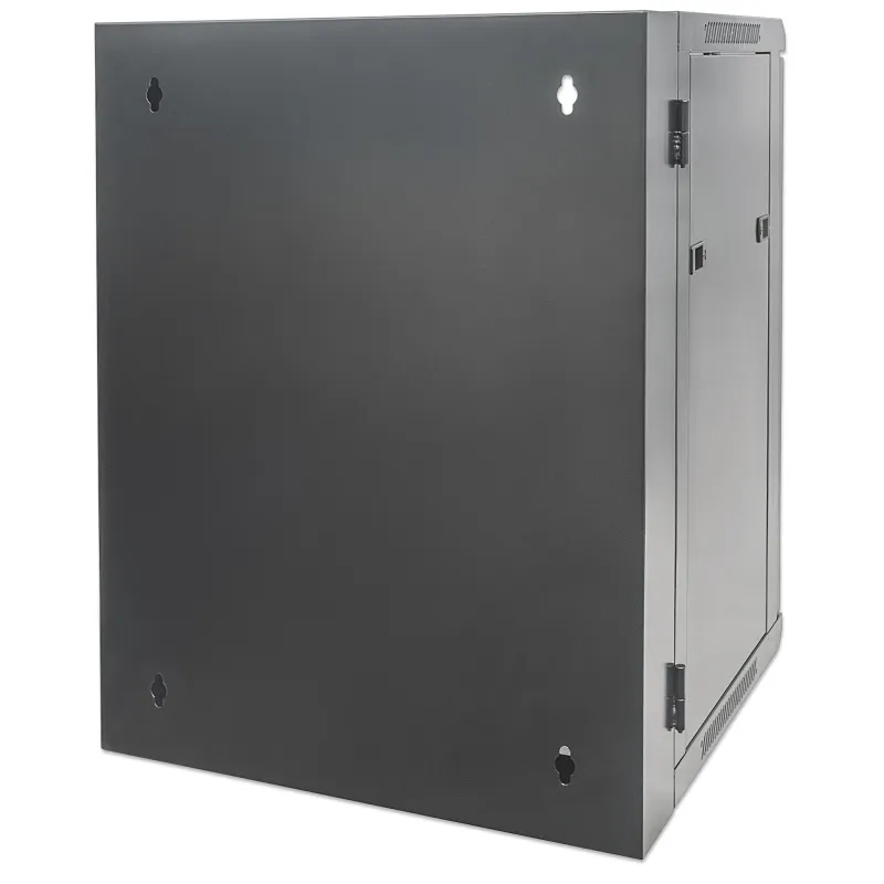 Armadio Rack 19'' a muro 9 unità due sezioni Nero