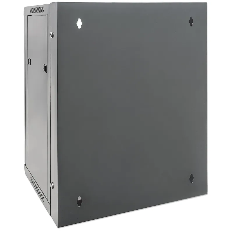 Armadio Rack 19'' a muro 9 unità due sezioni Nero
