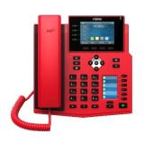 Fanvil X5U rosso telefono IP bluetooth 30 tasti colore rosso