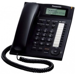 Panasonic KX-TS880 nero telefono fisso bca