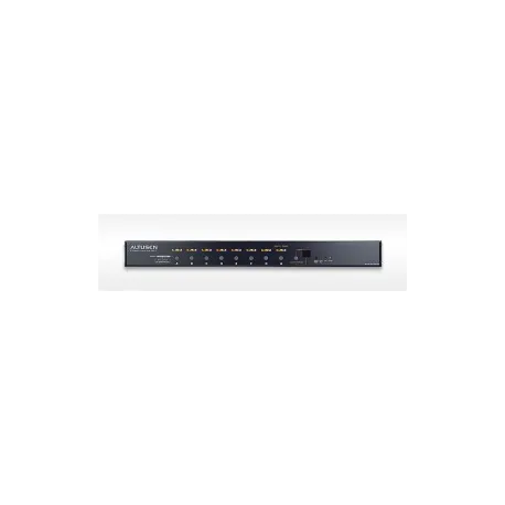 ATEN 8-Port 1U PDU, Metered by bank, Switched by outlet (8 x C13) 10Amp