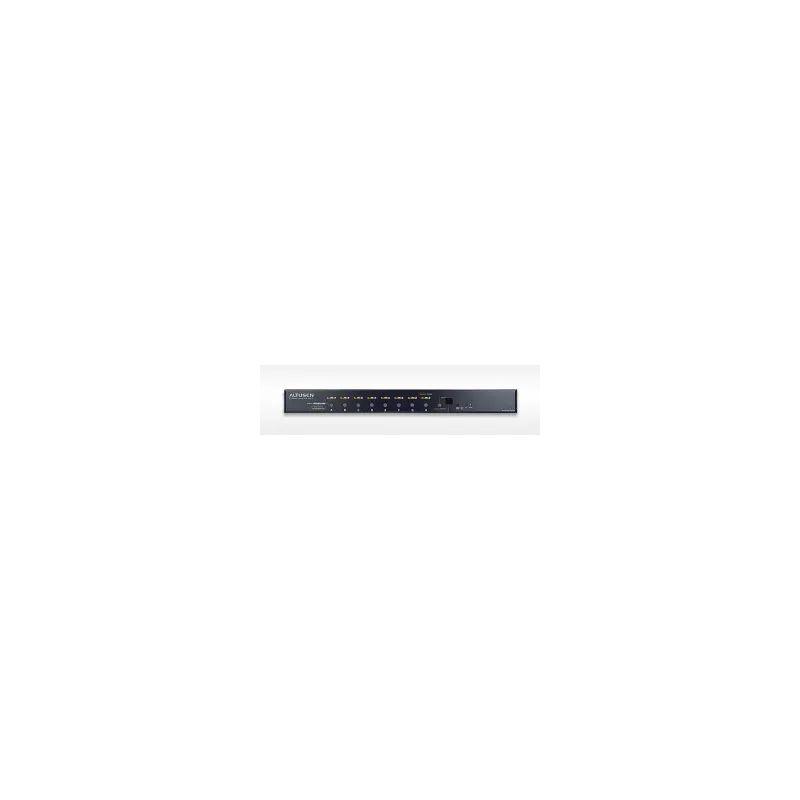 ATEN 8-Port 1U PDU, Metered by bank, Switched by outlet (8 x C13) 10Amp