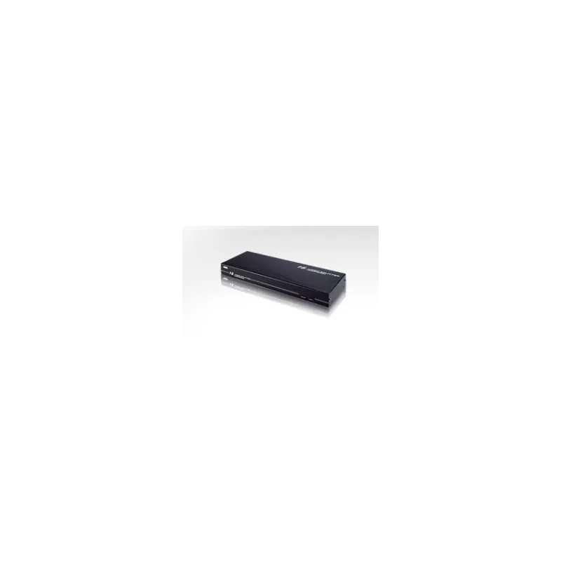 ATEN 16 Ports Video Splitter, 1U Rack, Speaker, 250MHz, 1920x1440