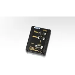 ATEN 2 Port Video Switch, On A Single Monitor From Two Computers