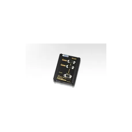 ATEN 2 Port Video Switch, On A Single Monitor From Two Computers
