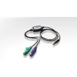 ATEN TWO PS/2 Devices (Keyboard & Mouse) To USB Interface Converter