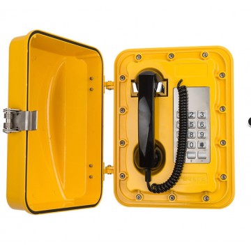 Telefono analogico stagno IP68 per gallerie, nautica, outdoor