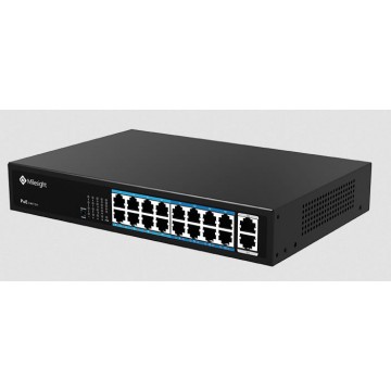 Milesight MS-S0216-GL switch 16 porte PoE + 2 uplink