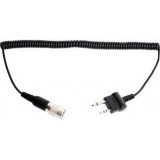 Sena SR10 2-way Radio Cable with Straight Type for Midland and Icom Twin-pin Connector