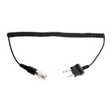 Sena SR10 2-way Radio Cable with Straight Type for Midland and Icom Twin-pin Connector
