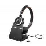 Jabra Evolve 65 SE MS Duo con base e Dongle USB